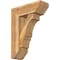 Ekena Millwork Balboa Slat Rough Sawn Bracket w/ Offset Brace, Western Red Cedar, 8"W x 22"D x 30"H BKT0806X22X30BOA06RWR - alternate 1